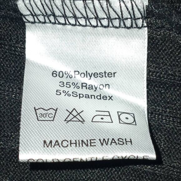 Laolasi Black Turtleneck Bodysuit Sz.2XL EUC Runs Small. - Picture 6 of 7